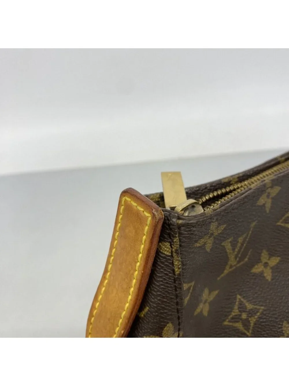 Louis Vuitton Shoulder Bag Monogram Looping MM Brown
